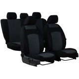 Set huse scaun auto gri cu negru