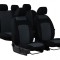 Set huse scaun auto gri cu negru