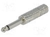 Conector jack, Jack 6,3mm, 2 contacte, tata, CLIFF - P1C (FM1002)