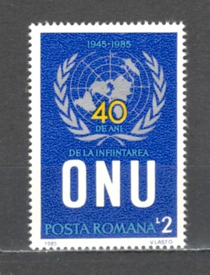 Romania.1985 40 ani ONU ZR.769 foto
