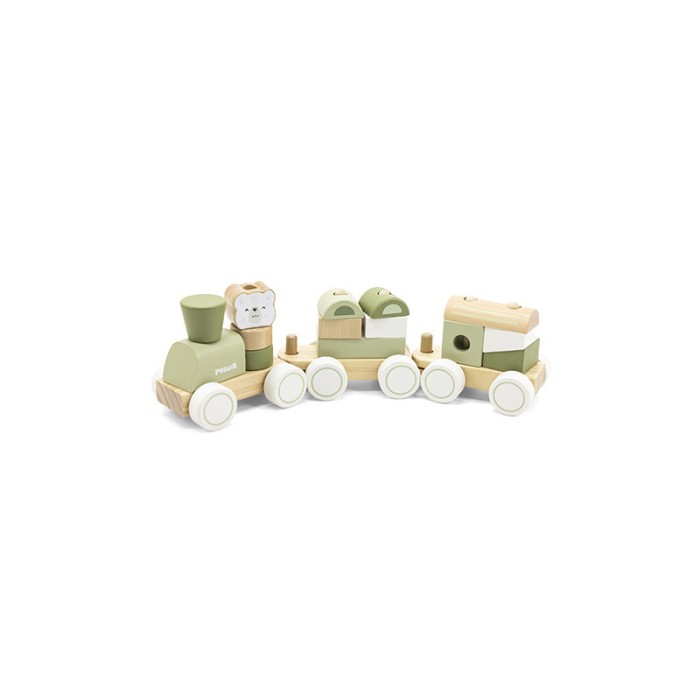 Trenulet modular cu animale, colectia Green, PolarB Viga