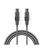 Cablu difuzor 2.5mm SPEAKON 2-pini mama 10m gri Nedis