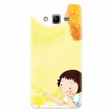 Husa silicon pentru Samsung Grand Prime, Child Autumn Paint Hd