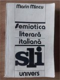 Semiotica literara italiana- Marin Mincu