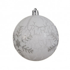 Glob decorativ - Deco Bauble Snowflake - White | Kaemingk