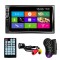 MP5 Player Techstar&reg; 7016, 2DIN, Camera Marsarier, Ecran HD Touch 7&quot;, Comenzi Volan, Telecomanda, MirrorLink, Bluetooth 4.2