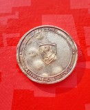 H25-I-Medalia FERRARI 500 F2004- Campion al Lumii 2004 probabil alama argintata 3,3 cm.