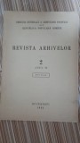 Extras din Revista Arhivelor anul VI, nr.2