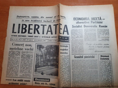 ziarul libertatea 8 februarie 1990 foto