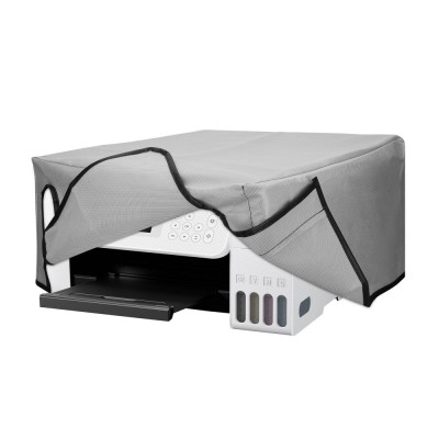 Husa Kwmobile pentru imprimanta Epson EcoTank ET-2826/EcoTank ET-2800, Gri deschis, Textil, KWM000018KT002C foto