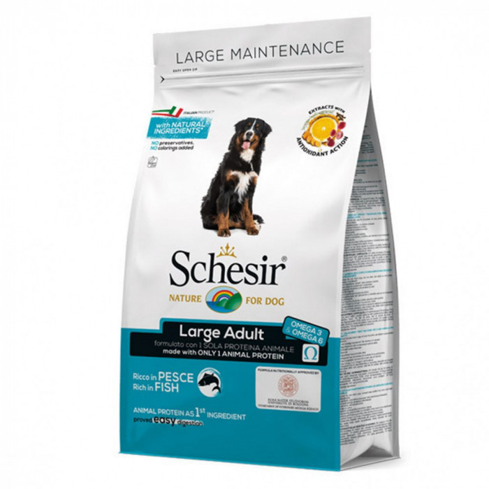 Schesir dog Large Adult - tuna and herring with rice 12 kg