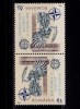 ✅RO 2008 LP 1798 d&quot;Summitul NATO Buc. &quot; , pereche tete-beche tip 1 , MNH, Nestampilat