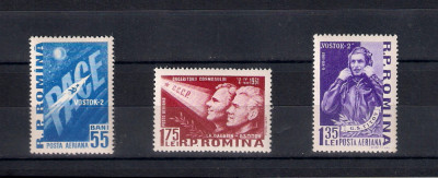 ROMANIA 1961 - AL II-LEA OM IN COSMOS - VOSTOK - MNH - LP 523 foto