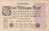 GERMANIA 2.000.000 marci 9 august 1923 VF!!!