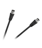 Cablu RF negru 5m coaxial mama-tata, Oem