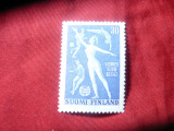 Serie 1 valoare Finlanda 1956 - Sport - Gimnastica, Nestampilat