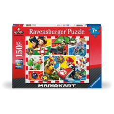 Ravensburger - Puzzle Super Mario si kart 150 piese XXL