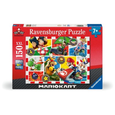 Ravensburger - Puzzle Super Mario si kart 150 piese XXL foto