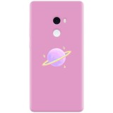Husa silicon pentru Xiaomi Mi Mix 2, Saturn On Pink