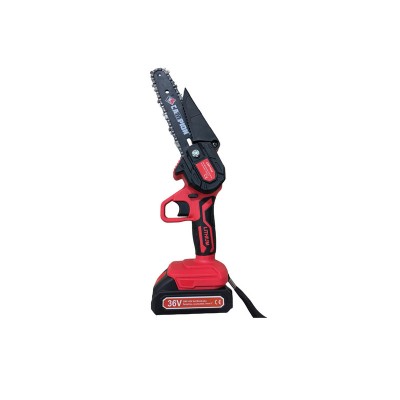 Mini ferastrau cu lant Campion, 6 inch, 36 V, 1500 mAh + Acumulator universal 36V foto