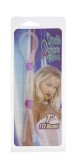 Inel 7 inch Silicon Cock Ring With 2 Beads Lavender