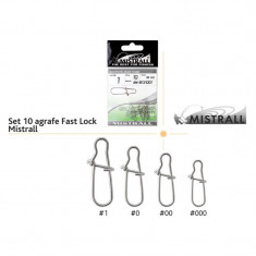 Set 10 agrafe Fast Lock Mistrall