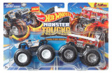 Set 2 masini Monster Truck, Hot Wheels, Night Shifter si 5 Alarm, HWN56