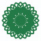 Sticker decorativ, Mandala, Verde, 60 cm, 7215ST-2