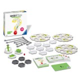 Joc de constructie Gravitrax - The Game Impact, set de baza cu 27 piese si 30 de provocari incluse, Ravensburger