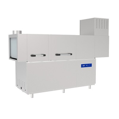 Masina de spalat vase profesionala, tip tunel, cu uscator foto