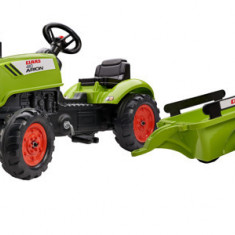 Jucarie tractor pentru copii cu pedale si remorca, Falk, 2041C