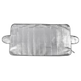 Parasolar universal VARĂ / IARNĂ - 175x90cm, argintie, spumă EPE