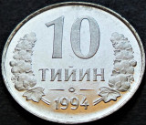 Cumpara ieftin Moneda exotica 10 TIYIN - UZBEKISTAN, anul 1994 * cod 5400 = UNC, Asia