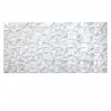 Panou decorativ, PVC, model marmura 3D, abstract, nuante gri, 96x48.5 cm&nbsp;, Artool