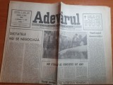 Ziarul adevarul 8 mai 1990 -art. &quot;dictatele nu se negociaza &quot;