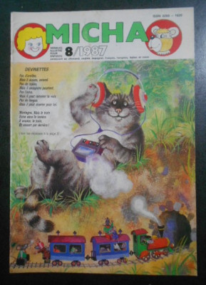Revista Micha, nr. 8, anul 1987 foto