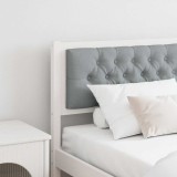 VidaXL Tăblie cap Altele Alb și gri deschis 180 cm Lemn masiv de pin 878998