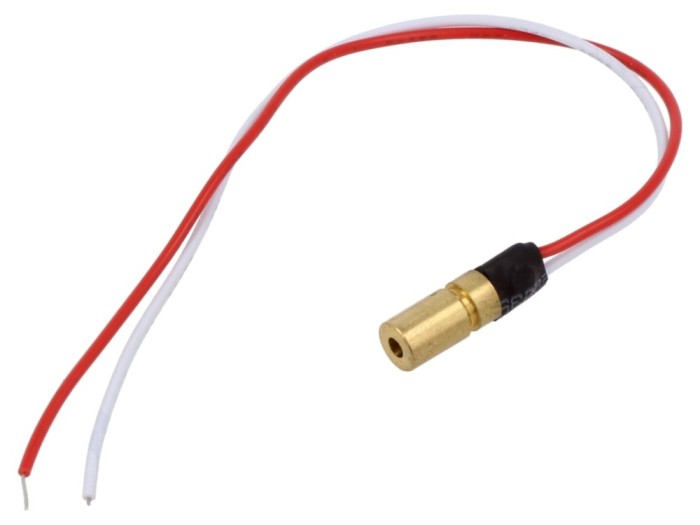 Modul laser roșu 1mW 650nm
