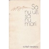 Sa nu uiti, sa nu mori