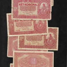 Ungaria 2 coroane korona 1920 VG-F pret pe bucata