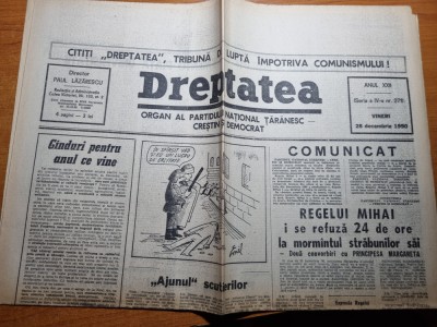 dreptatea 28 noiembrie 1990-regelui mihai i se refuza 24 de ore la strabunii sai foto