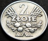 Moneda istorica 2 ZLOTI - POLONIA, anul 1958 * cod 86, Europa
