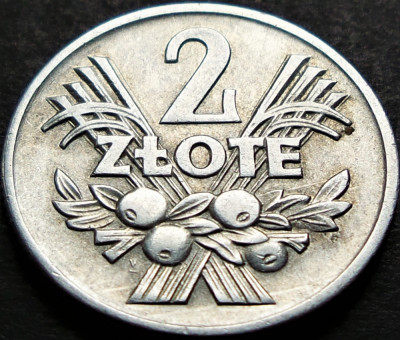 Moneda istorica 2 ZLOTI - POLONIA, anul 1958 * cod 86 foto