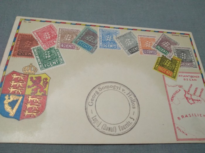 CARTE POSTALA EMBOSATA 1905 NECIRCULATA
