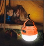 Lampa Solara LED 12x12cm Portabila cu 2 Moduri de Lumina, Incarcare USB
