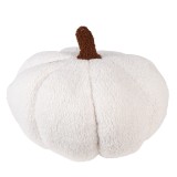 Cumpara ieftin Dovleac Halloween decorativ poliester alb maro &Oslash; 35x22 cm