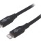 Cablu USB C la Lightning 2m Negru 87W