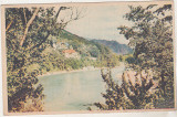 Bnk cp Valea Oltului - Vedere spre Calimanesti - circulata 1955, Printata