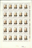 Romania MNH 1968 - 150 ani nasterea lui Ion Ionescu de la Brad - LP 677 coalaX6, Nestampilat