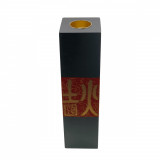 Decoratiune suport ardere lumanare parfumata negru 29cm x 75cm, Stonemania Bijou